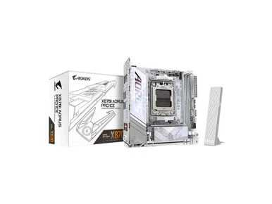 Aorus Ultra Durable X870I AORUS PRO ICE Gaming Desktop Motherboard - AMD X870 Chipset - Socket AM5 - Mini ITX (x870iaorusproice)