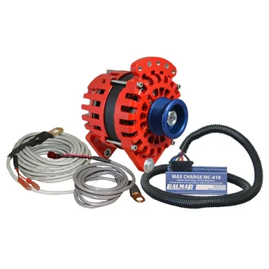 Ballard Commercial Industries, Inc. XT-CR-170-J10-KIT Balmar Alternator 170 Amp Kit 12v 3.15" Dual Foot Saddle J10 Pulley Regulator & Temp Sensor