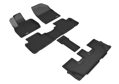 3D Mats L1HY10101509 Kagu Floor Mat - Black