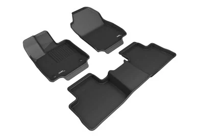 3D Mats L1TY25401509 Kagu Floor Mat - Black