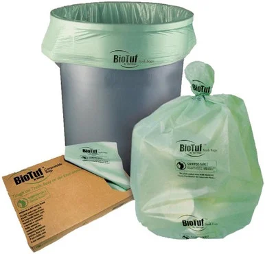 Heritage BioTuf Compostable Can Liners (y8448yer01) - heritage bag company