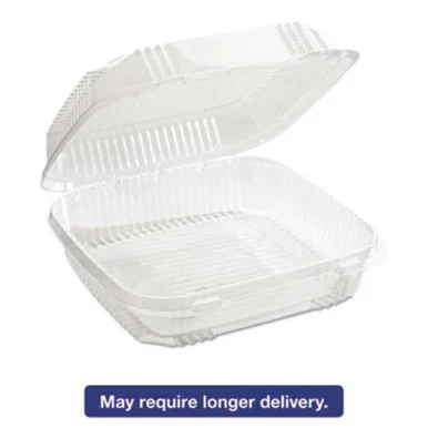 Pactive YCI81120 Clearview Smartlock Containers, 49oz, 8 13/64 X 8 11/32 X 2 29/32, 200/carton