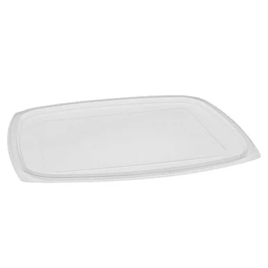 Pactive YCI85300 Showcase Deli Container Lid, Flat Lid For 3-compartment 48/64 Oz Containers, 9 X 7.38 X 0.19, Clear, 220/carton YCI853000000