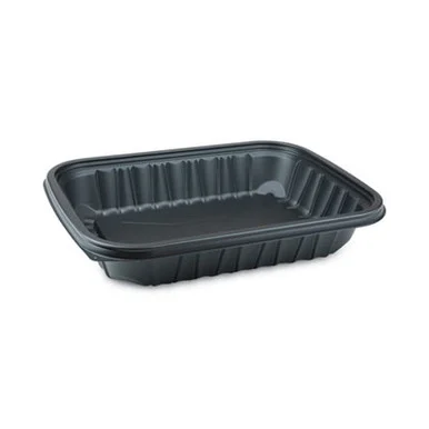 Pactive YCNB12X96400 Earthchoice Entree2go Takeout Container, 64 Oz, 11.75 X 8.75 X 2.13, Black, 200/carton