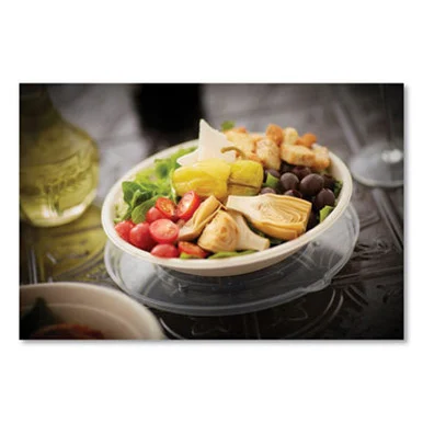 Pactive YMC508BWL32P Earthchoice Fiber-blend Bagasse Dinnerware, 32 Oz, Natural, 400/carton