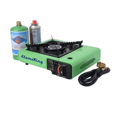 Flame King YSNVT505 Portable Butane and Propane Single Burner Camping Stove