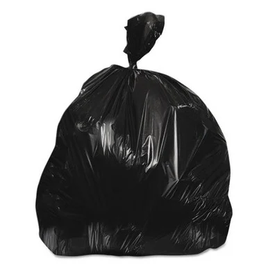 Reprime Z8048VKR01 High-density Coreless Roll Waste Can Liners, 40-45 Gal, 22 Mic, 40x48, Black