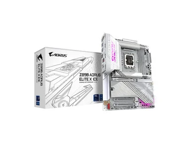Aorus Ultra Durable Z890 A ELITE X ICE Gaming Desktop Motherboard - Intel Z890 Chipset - Socket LGA-1851 - ATX (z890aoruselitexice)