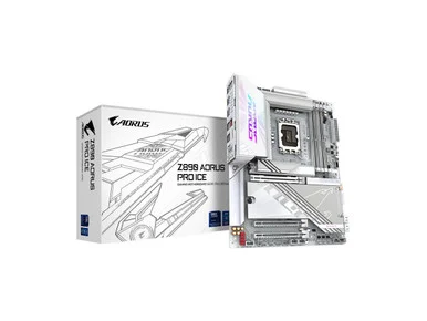 Aorus Ultra Durable Z890 PRO ICE Gaming Desktop Motherboard - Intel Z890 Chipset - Socket LGA-1851 - ATX (z890aorusproice)