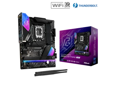 ASRock Z890WiFi Intel LGA1851 ATX Motherboard with Wi-Fi 7 and DDR5 Z890LightningWiFi