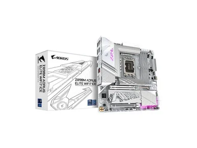 Aorus Ultra Durable Z890M A ELITE WF7 ICE Gaming Desktop Motherboard - Intel Z890 Chipset - Socket LGA-1851 - Micro ATX (z890maoruselitewifi7ice)