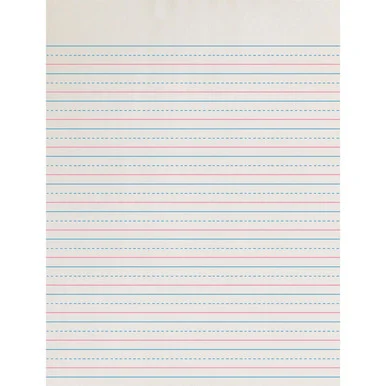 Zaner-Bloser Dotted Midline Newsprint Paper - Letter (zp2613)
